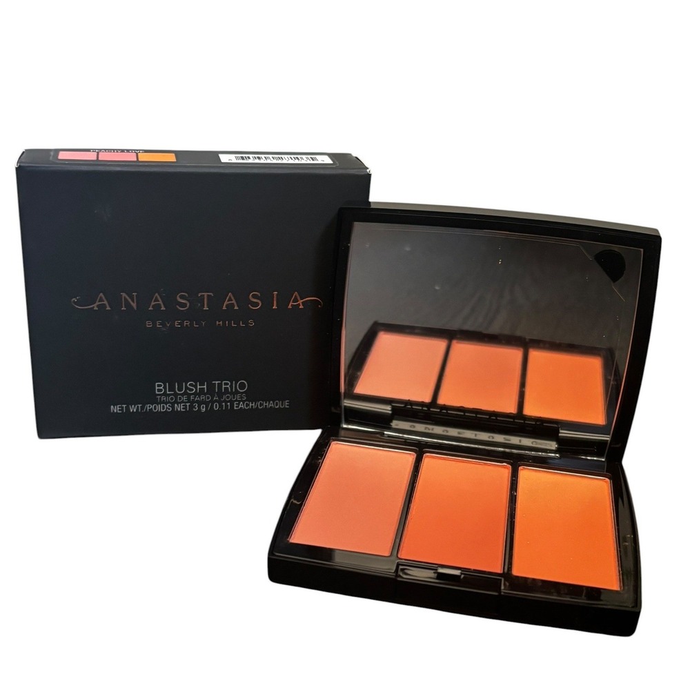 Anastasia Beverly Hills Blush Trio Peachy Love Palette Nectarine Ginger Miami
